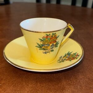 LL23- Vintage Royal Winton Grimwades - Canada Tea Cup & Saucer - Made in England